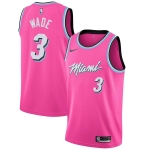 Баскетбольная джерси Nike Dwyane Wade Miami Heat Vice Sunset Pink