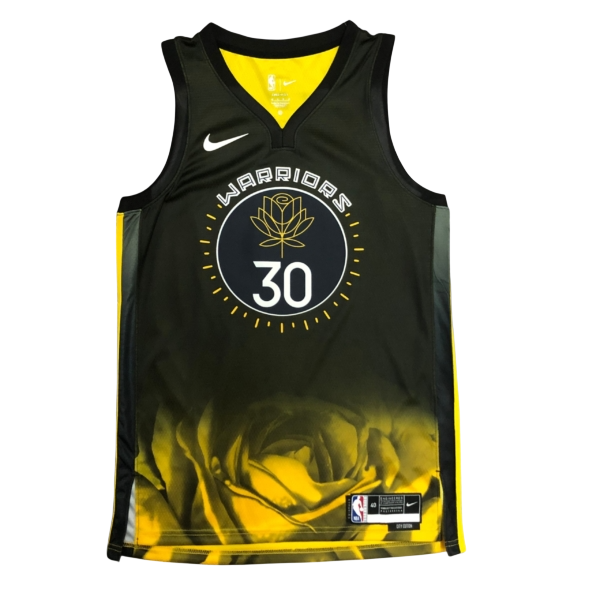 Баскетбольная джерси Nike Stephen Curry Golden State Warriors 22:23 City Edition