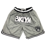 Баскетбольные шорты Brooklyn Nets NBA Grey